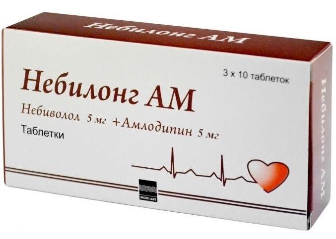 Небилонг АМ таб. 5 мг+5 мг: 30 шт.