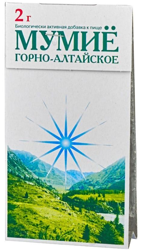 Мумие Горно-алтайское 2г (Р) (ПТ)