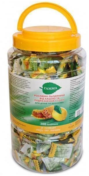 Гамма леденцы со вкус.меда и лим. N300 (ПТ)