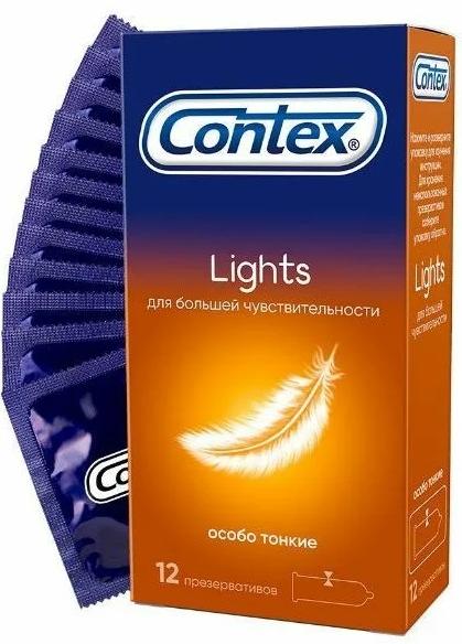 Презерв.Contex N 12 Lights (особо тонкие) (Р)