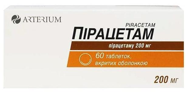 Пирацетам таб. 200 мг: 60 шт.