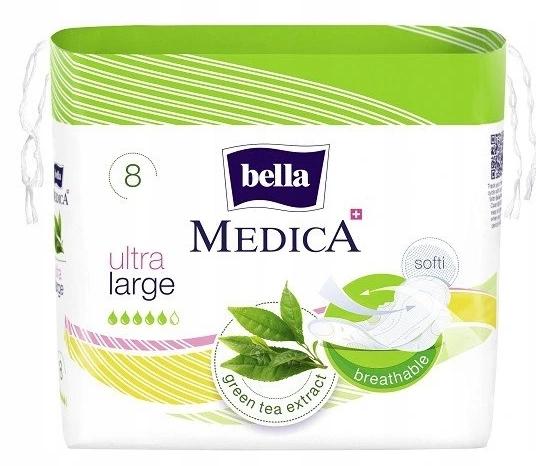 Прокладки гигиенические Bella Medica Ultra Large Зеленый Чай № 8