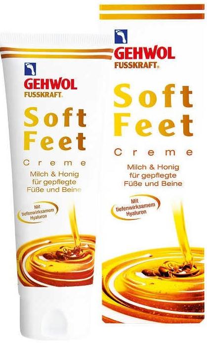 Gehwol Крем Soft feet Молоко и мед с гиалуроновой кислотой 125 мл