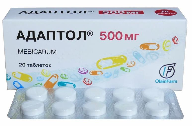 Адаптол таб. 500мг N20 (Р)