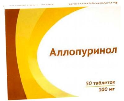 Аллопуринол таб.100мг N50 (Р) Озон#