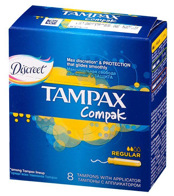Тампоны Тампакс Compak Regular № 8