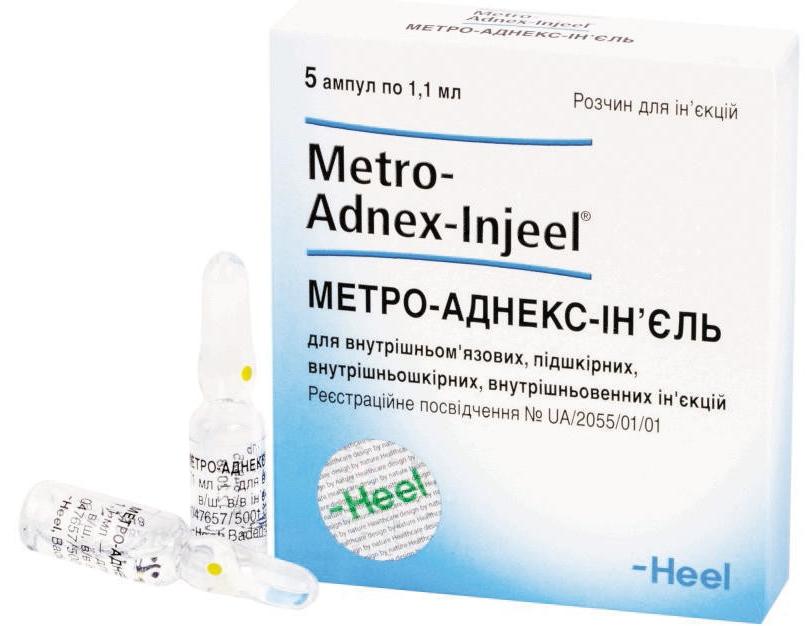 Метро-Аднекс-Инель амп. 1,1 мл: 5 шт.