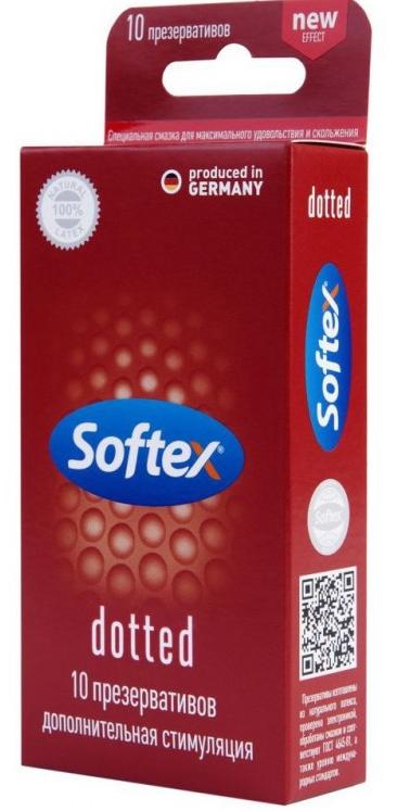 Презервативы Softex Dotted (дополнительная стимуляция): 10 шт.