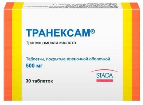Транексам таб.п/о 500мг N30 (Р)#