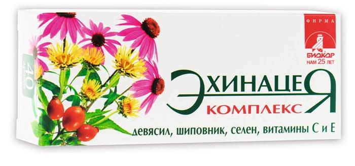 Эхинацея Биокор Комплекс др. N40 (Р) (ПТ)