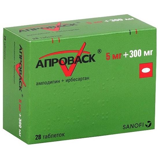 Апроваск таб.п/о 5мг+300мг N28 (Р)