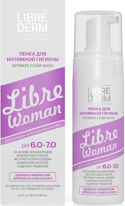 Librederm Пенка для интимной гигиены в период менопаузы 160 мл