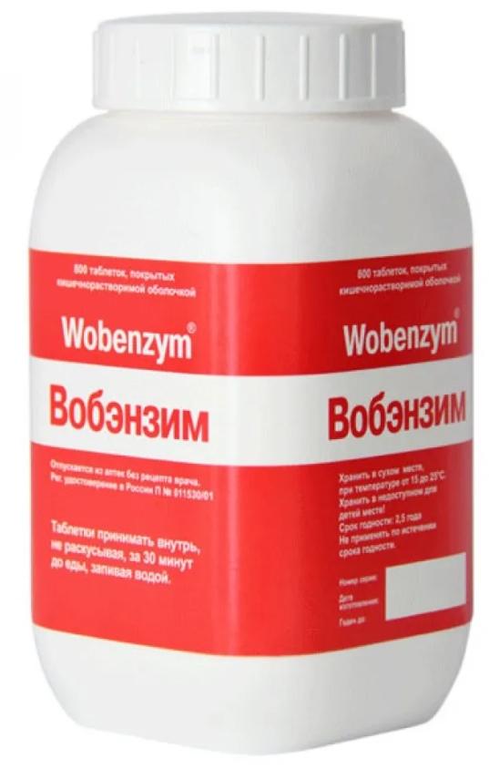 Вобензим таб.п/о N800 банка (Р)