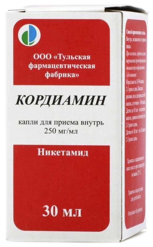 Кордиамин капли 25% 30мл фл.-кап.(Р) ТульскФФ