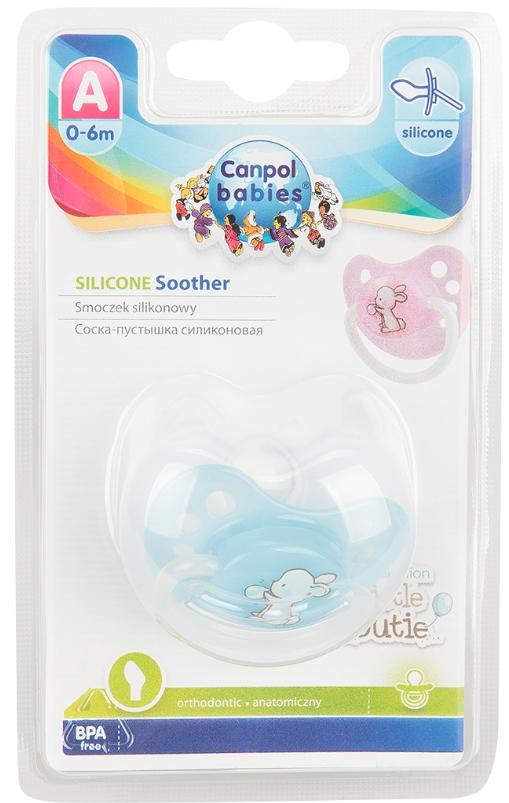 Canpol Little Cutie Пустышка силиконовая анатомическая (0+)