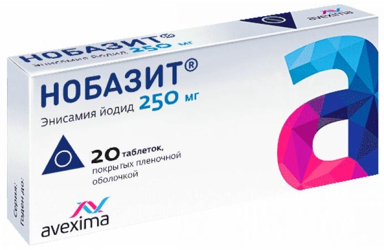 Нобазит капс. п/о 250мг N20 (Р) (Амизон)