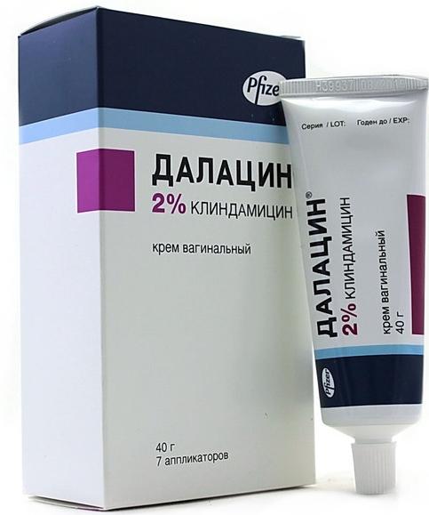 Далацин крем ваг. 2 % 40 г+7апплик. (Р)