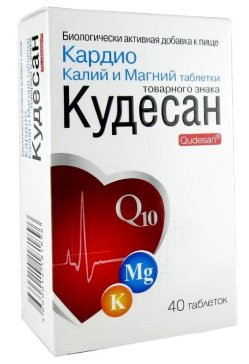 Кудесан Кардио с калием и магн.таб. N40 (Р) (ПТ)