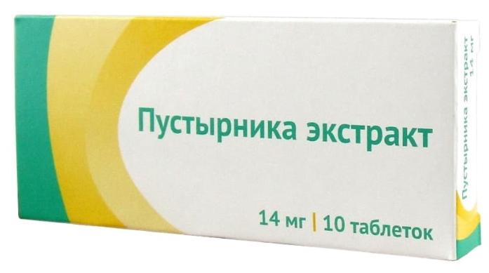 Пустырника экстр. таб. 14мг N10 (Р) Озон