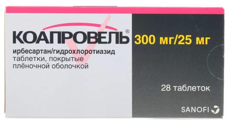 Коапровель таб. 300мг+25мг N28 (Р)