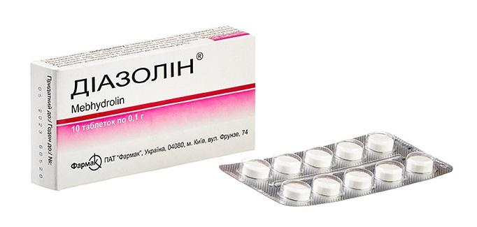 Диазолин таб. 0.1г N10 (Kg)