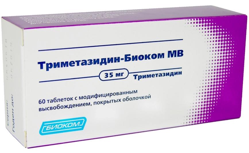 Триметазидин-Акос MB таб.п/о 35мг N60 (Р)