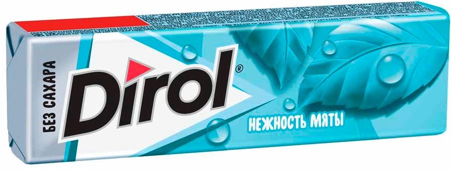Жевательная резинка Dirol Нежность мяты