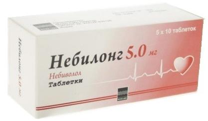 Небилонг таб. 5 мг: 50 шт.