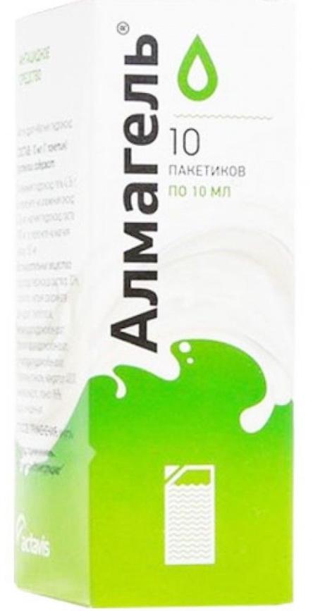Алмагель сусп. пак.10мл N10 (Р)