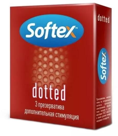 Презерв. Softex N3 Dotted (Р)