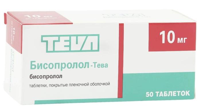 Бисопролол-Тева таб. 10мг N50 (Р)#