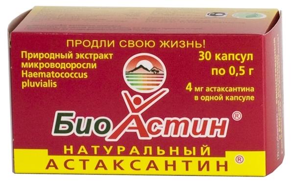 БиоАстин Натур.Астаксантин капс. N30 (Р) (ПТ)