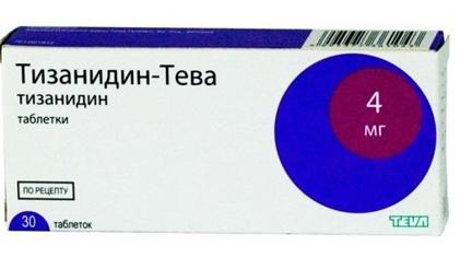 Тизанидин-Тева таб. 4мг N 30 (Р)#