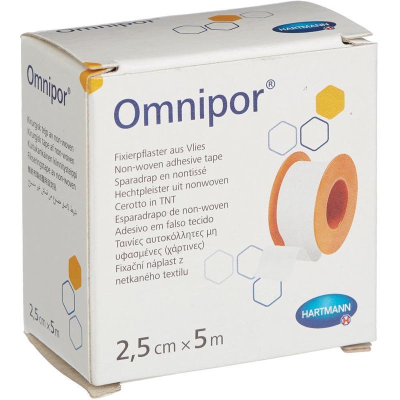 Пласт. Omnipor неткан.осн. 2.5смх5м инд.уп.белый (Р)