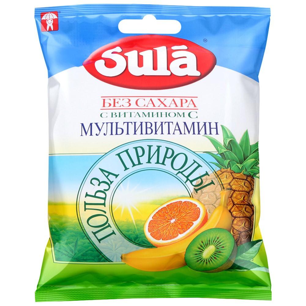 Леденцы Sula б/сахара с вит.С Мультивит.60г (Р) (ПТ)