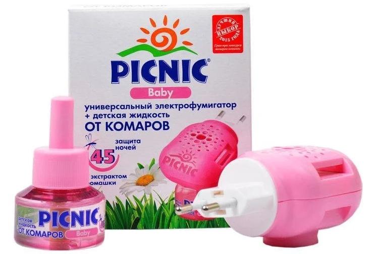 Picnic Baby Фумигат.+жидк. о/комар. 45ноч.(Р)