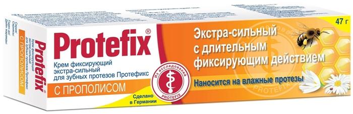 Протефикс фикс.крем Прополис 47г/40мл э/сильный (Р)