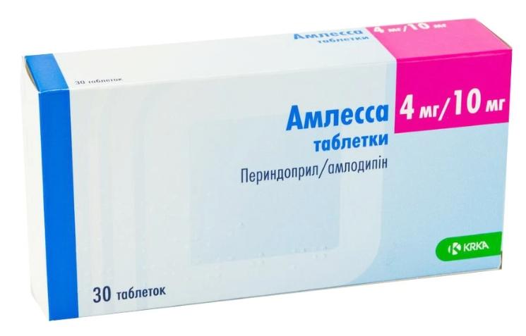 Амлесса таб. 4 мг+10 мг: 30 шт.