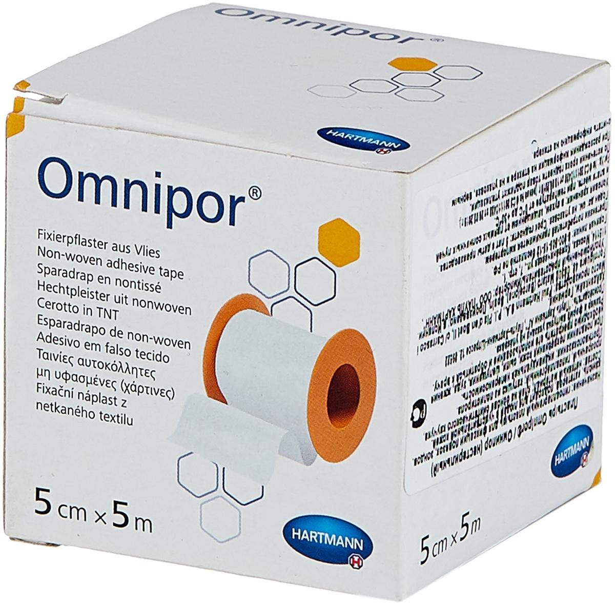 Пласт. Omnipor неткан.осн. 5смх5м белый (Р)