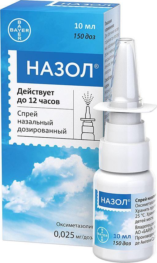 Назол спр.дозир. 0.025мг/доза 10мл (Р)