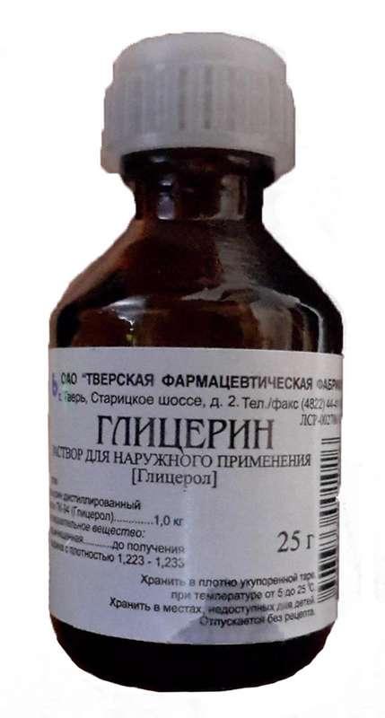 Глицерин р-р 25г (ТФФ) (Р)
