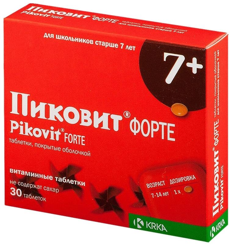Пиковит форте таб.п/о (7+) N 30 (Р)