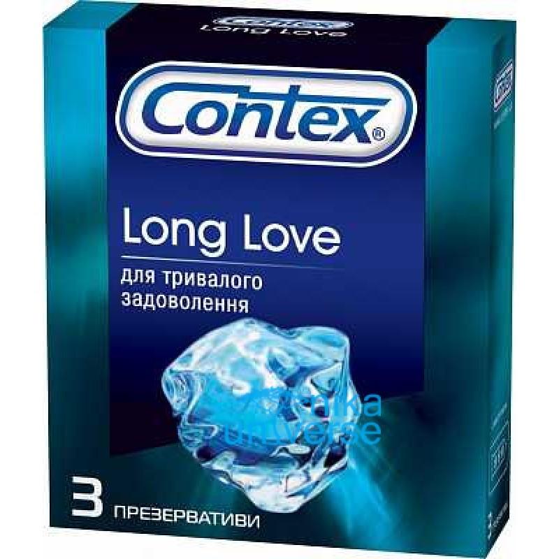 Презерв.Contex N 3 Long love (с анестетиком) (Р)