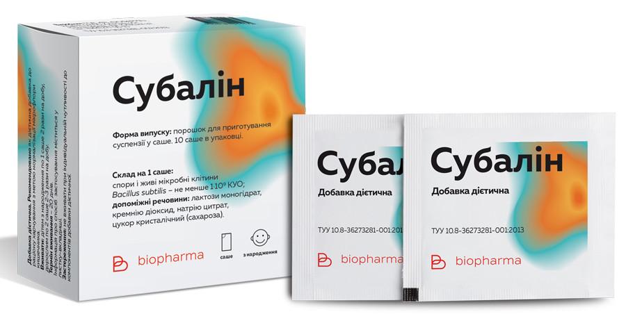 Субалин порошок саше: 10 шт.