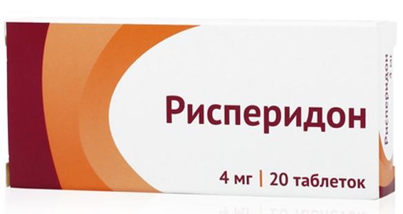 Рисперидон таб.п/о 4мг N 20 (Р) Озон#