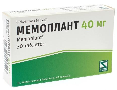 Мемоплант таб. 40мг N30 (Р)