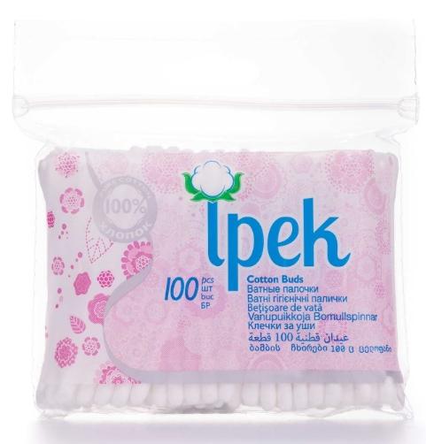 Палочки ватные Ipek zip-пакет: 100 шт.