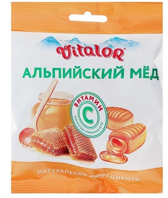 Леденцы Виталор с вит.С 60г альпийск.мед (Р) (ПТ)