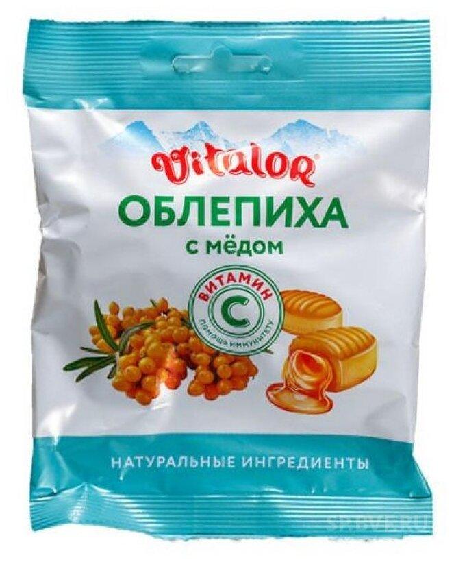 Леденцы Виталор с вит.С 60г облепиха+мед (Р) (ПТ)