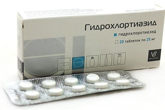 Гидрохлортиазид таб. 25 мг: 20 шт.
